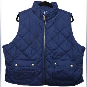 J.Crew Women's Navy Plus Size Vest 3x